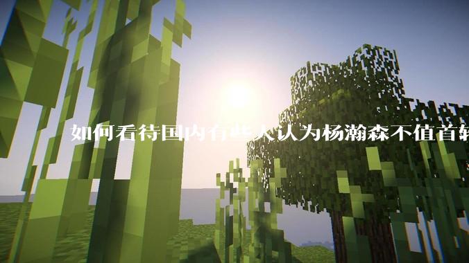 如何看待国内有些人认为杨瀚森不值首轮16顺位？
