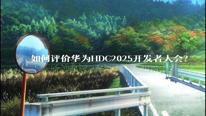 如何评价华为HDC2025开发者大会？
