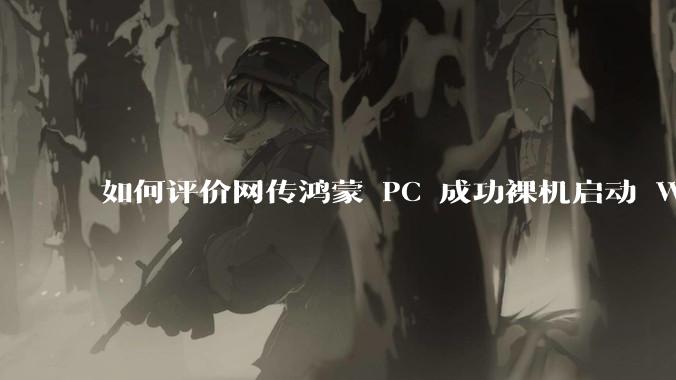 如何评价网传鸿蒙 PC 成功裸机启动 Windows ARM？