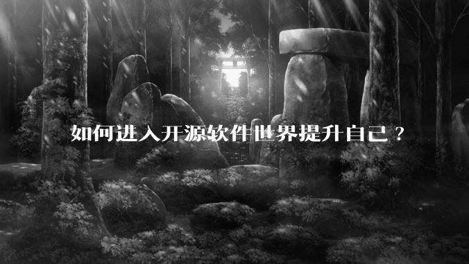 如何进入开源软件世界提升自己?