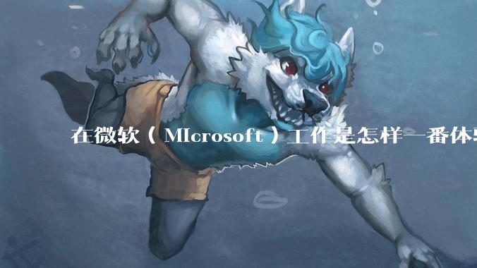 在微软（Microsoft）工作是怎样一番体验？