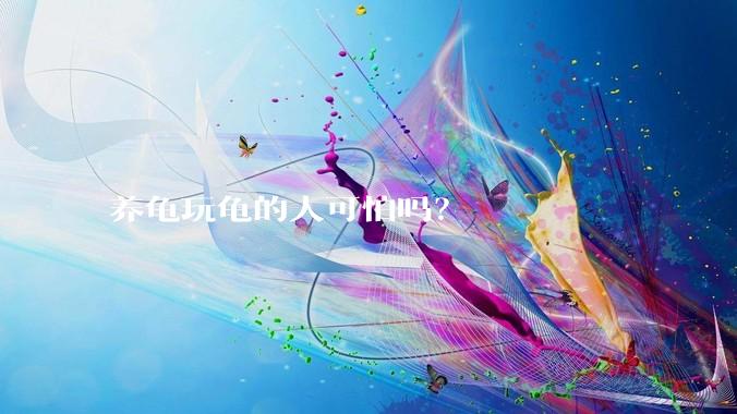 养龟玩龟的人可怕吗？